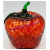 Red Blown Glass Apple