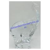 Solid Art Glass Elephant (Made In Sweden)