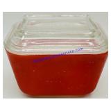 Mini Red Pyrex Baking Dish w/ Lid