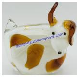 Art Glass Dog Figure