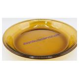 Anchor Hocking Fire King Amber Glass Pie Plate