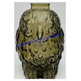 Glass Owl Coin Bank