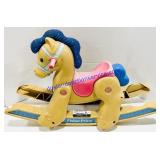 Damaged Plastic Childrenï¿½s Rocking Horse