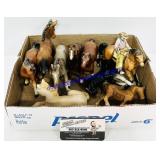 9 Ceramic Horse Figures