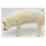 Breyer Flocked White Pig