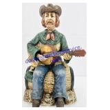 Waco Animated Ceramic Cowboy Decoration (Non