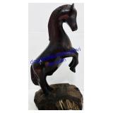 Carved Wooden Horse Decoration