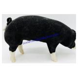 Breyer Flocked Berkshire Pig