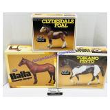 3 Empty Breyer Horse Boxes