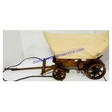 Wooden Light Up Wagon Decoration