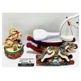 3 Misc Horse Figures