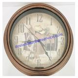 Plastic Horse Saddle Clock