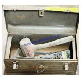 Metal Toolbox w/ Misc Tools