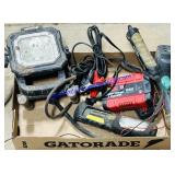 Multi-meter, battery maintainer, light, etc