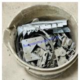 Joist hangers, door rollers, etc