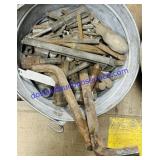 Bucket of Allen Wrenches, Sockets, & Hand Tools