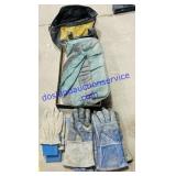 Lot of Work Gloves & Tool Bags