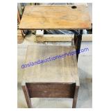 Antique School Desk (Missing Back)