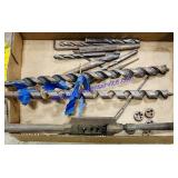 Large Auger Drill Bits & Die Set
