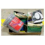 Hose Clamps, Drywall Screws, Light Fixture