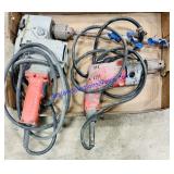 Milwaukee Corded Drill & Hole Hog Right Angle