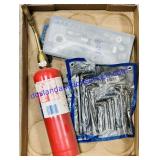 Blowtorch, Socket Set, Allen Keys