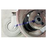 Castor Wheel & 2 Pulleys