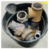 Bucket of Pipe Fittings