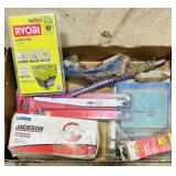 Laser Cube, Sawzall Blades, Plumb Bob, Etc