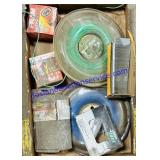 Lot of Weed Eater String, Fasteners, & Oil