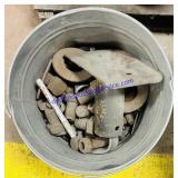 Bucket of Nuts, Bolts, & Misc Hardware