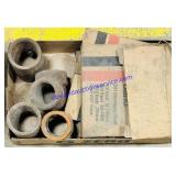 Lot of Stainless Banding & Pipe Fittings