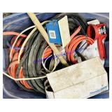 Tote of Misc Electrical Wire