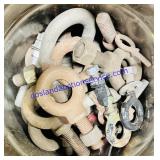 Bucket of Large Eye Bolts
