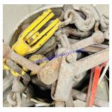 Bucket of Chain Load Binders