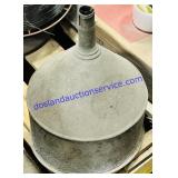 Large Metal Funnel