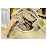 4 Large Steel Castor Wheels