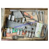 Lot of Sockets, Screw Drivers, Allen Keys, Etc