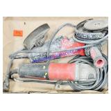 2 Milwaukee Corded Angle Grinders