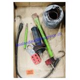 Lot of Chisels, Wire, Lock Out, Etc