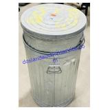 2 Metal Trashcans