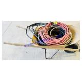 Metal Wheel Barrow w/ 3 Air Hoses