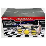 New Avanti Studebaker Portable Stereo Boombox w/