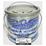 Antique Woodstream Galvanized Minnow Bucket