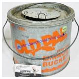 Antique Old Pal Galvanized Minnow Bucket