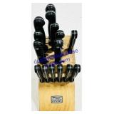Chicago Cutlery Knife Set w/ Wooden Block