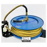 Metal Heavy Duty Grip Air Hose Reel w/ Hose