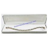 18 KT Gold Plated Sterling Silver Genuine Blue