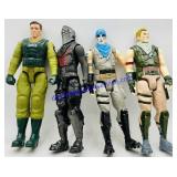 4 G.I. Joe Action Figures