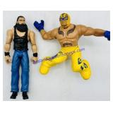 WWEï¿½s Luke Harper And Rey Mysterio Action Figures